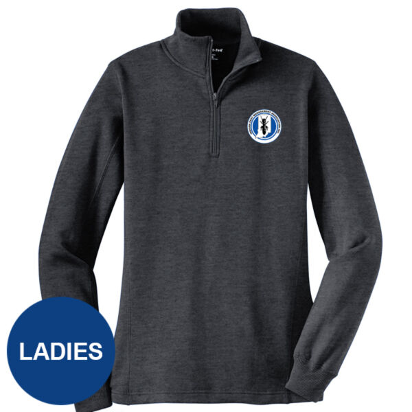 LST253 - EMB - I293E001 - Ladies 1/4 Zip Sweatshirt Thumbnail